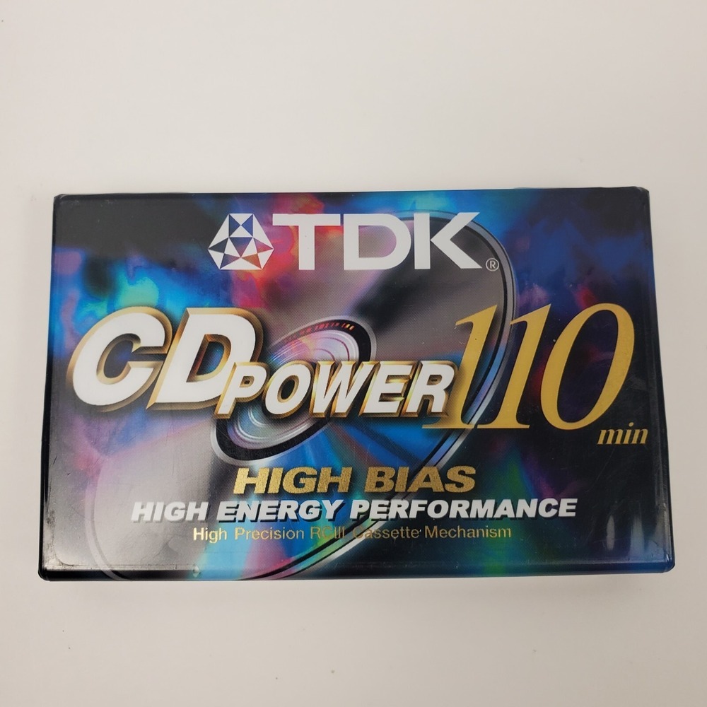 TDK CD Power 110 High Bias High Energy Performance‎ PWR-110 New Sealed